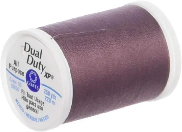 Alt view image 2 of 4 - Coats Thread & Zippers Dual Duty XP General Purpose Thread, 250-Yard, Mocha Plum