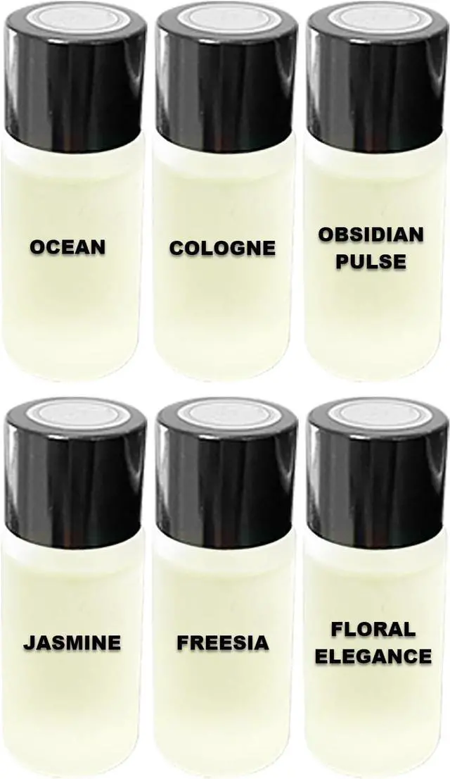 Main image of Car Air Freshener Refill Liquid Set of 6 x 10 ML - Smart Car Air Freshener Refill - Car Fragrance Refill - Car Diffuser Refill (Emotional Fragrance Collection)