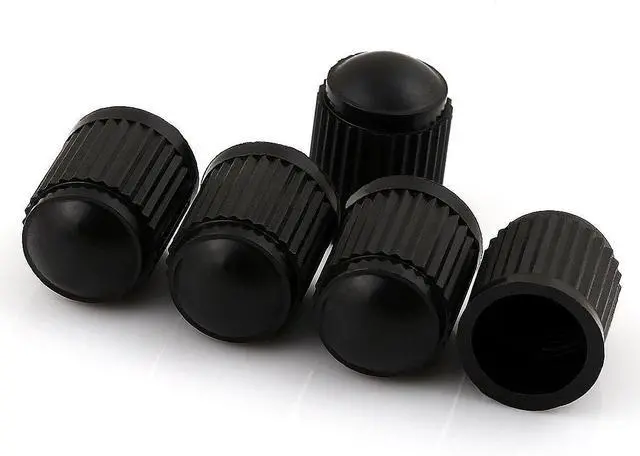 Main image of GODESON Plastic Valve Stem Cap for Car, Motorbike, Trucks and Bicycles(Pack of 5pcs)