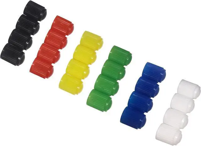 Alt view image 6 of 6 - GODESON Plastic Valve Stem Cap for Car, Motorbike, Trucks and Bicycles(Pack of 5pcs)