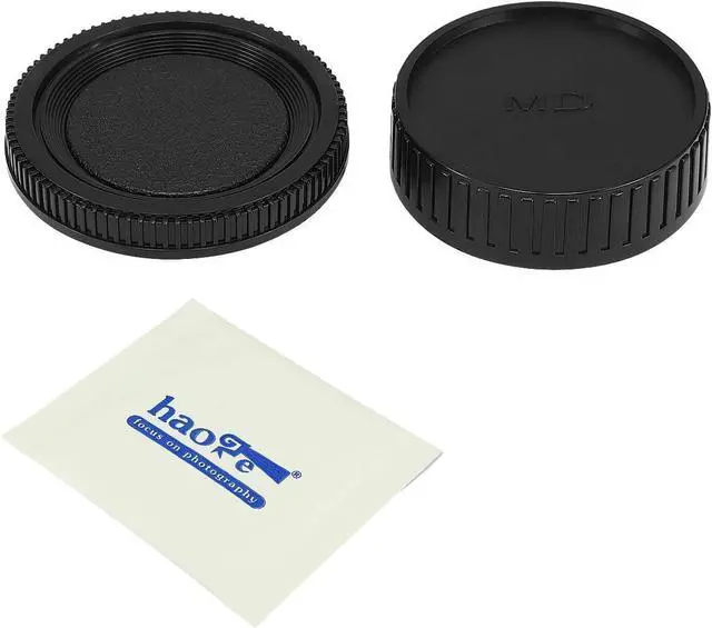 Main image of Haoge Camera Body Cap and Rear Lens Cap Cover Kit for Minolta SR MD MC Mount Camera Lens Such as SR-2, SR-7, SR-T 101, XK, XM, X-1, XE-5, XE, XE-1, XE-7, XD-7, XD-11, XG-M, X-500, X-570, X-700