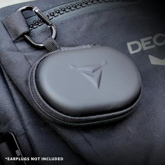 Alt view image 4 of 7 - Decibullz - Zipper Headphones Carrying Case, Perfect for Earphones and Earplugs (Black) (Pack of 1)