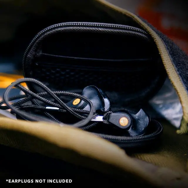 Alt view image 7 of 7 - Decibullz - Zipper Headphones Carrying Case, Perfect for Earphones and Earplugs (Black) (Pack of 1)