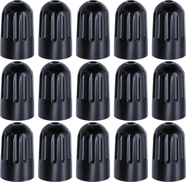 Main image of 15PCS TPMS Tire Valve Long Stem Caps, Black Plastic Wheel Tire Valve Stem for TR20008 TPMS, Universal Long Stem Caps for Cars, SUV, Trucks, Bikes, Motorcycles, Bicycles