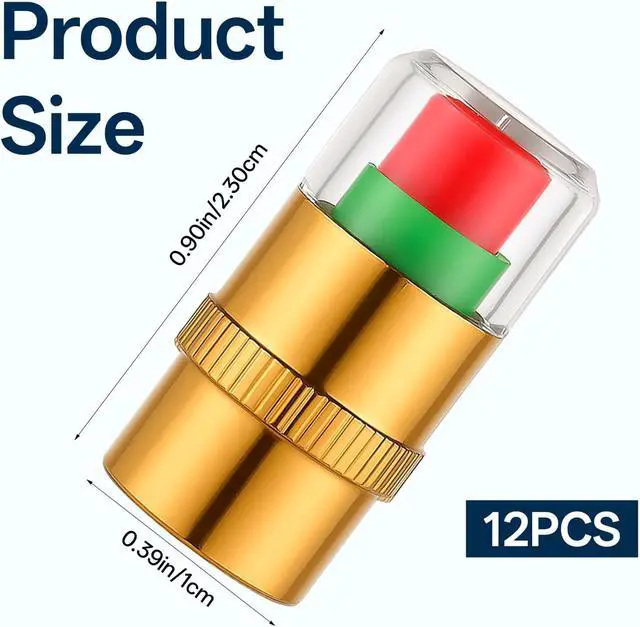 Alt view image 2 of 7 - 12PCS Car Tire Pressure Monitor Valve Stem Caps 3-Color Tire Pressure Caps Alarm Tires Indicator Sensor Indicator Universal Valve Stem Cap for Cars, SUVs, Trucks, Motorcycles, Bicycles