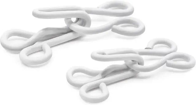Alt view image 2 of 5 - Dritz Hooks and Eyes, Size 1 and 2, White, 20 Sets