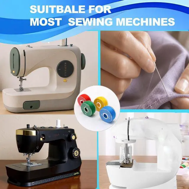 Alt view image 5 of 7 - Sewing Thread Kit, 25 Pcs Bobbins for Sewing Machine, Size A SA156 Bobbin Thread for Brother Embroidery and Sewing Machines DIY Projects