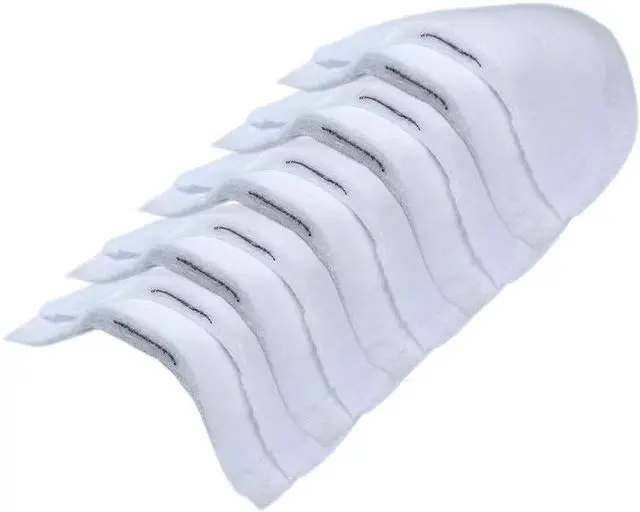 Main image of Chris.W 5 Pairs Cotton Set-in Shoulder Pads Sewing Shoulder Pad for Women/Men Blazer Coat Clothes, Medium - 3/5" White