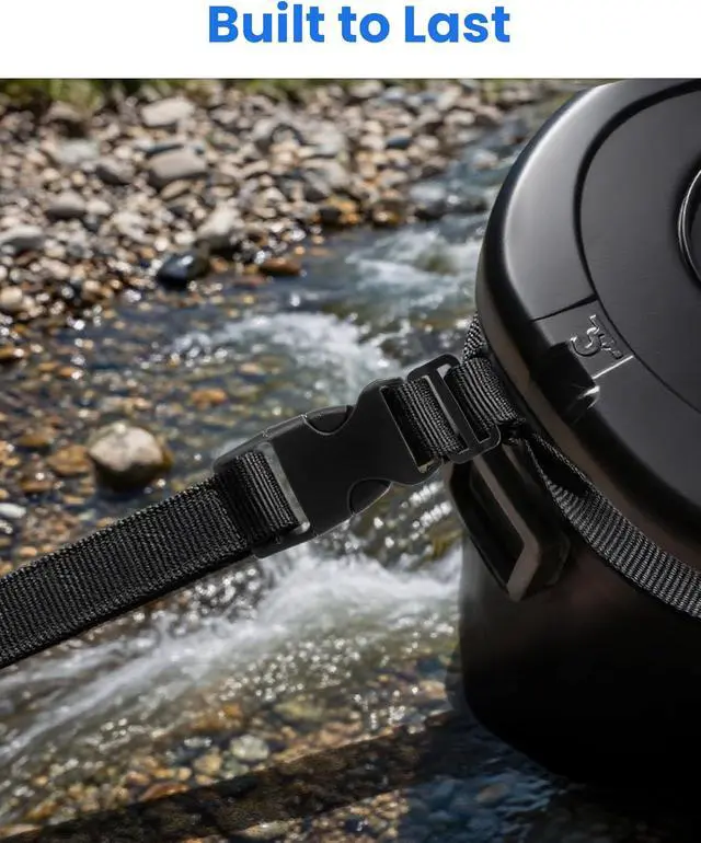 Alt view image 3 of 7 - 1-Inch Buckle and Strap Kit, 6-Yard Polyester Webbing, 6 Buckles | 6 yards of 1-inch polyester webbing with 6 quick-release buckles and 12 triglides for backpacks, collars and DIY gear straps.