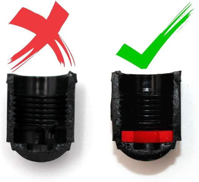 Alt view image 5 of 7 - SAMIKIVA (30 Pack) Tire Stem Valve Caps, with O Rubber Ring, Universal Stem Covers for Cars, SUVs, Bike and Bicycle, Trucks, Motorcycles, Airtight Seal Heavy Duty (Black (30 Pack))