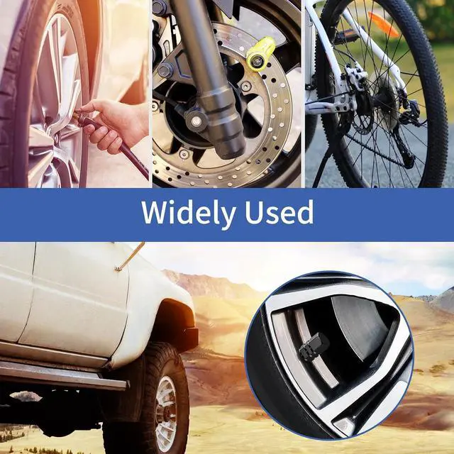 Alt view image 7 of 7 - 20 Pcs Tire Valve Caps,Valve Stem Caps for SUV Car Bike Motorcyclei(Black) | Car Accessories,Waterproof, Washable,Odor Free Universal Dustproof Stem