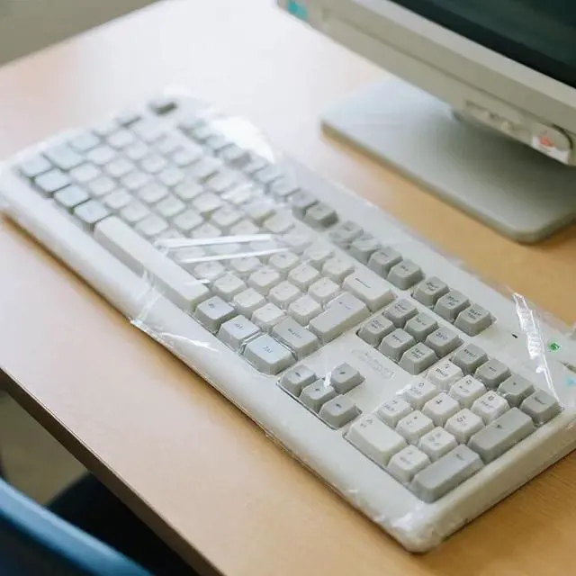 Main image of 50Pcs Keyboard Cover - Disposable Keyboard Protector for Desktop Dustproof Waterproof for Office Schools Supplies