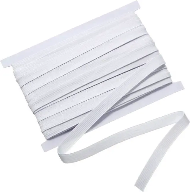 Main image of Shappy Elastic for Sewing Knit Elastic Band(1/2 Inch X 11 Yards,White)