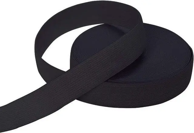 Alt view image 2 of 7 - Airisoer Elastic Bands for Sewing 1 Inch x 12 Yards, Black | Stretchable Knit Elastic Spool, Durable & Strong, for Waistbands, Pants, Clothes, DIY Crafts & Sewing, and Everyday Fixes