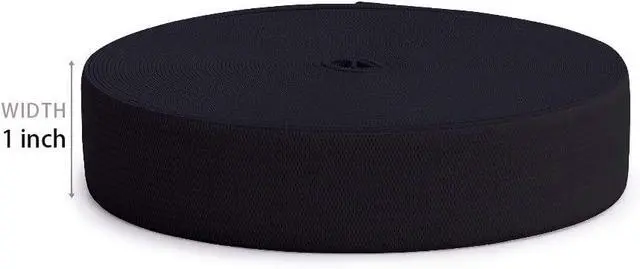 Alt view image 4 of 7 - Airisoer Elastic Bands for Sewing 1 Inch x 12 Yards, Black | Stretchable Knit Elastic Spool, Durable & Strong, for Waistbands, Pants, Clothes, DIY Crafts & Sewing, and Everyday Fixes