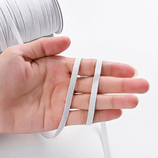 Alt view image 5 of 7 - XKDOUS Elastic Band for Sewing, 1/4 Inch 40 Yards, White | Knit Elastic Bands High Elastic Cord for Sewing Waistband and Pants Waist
