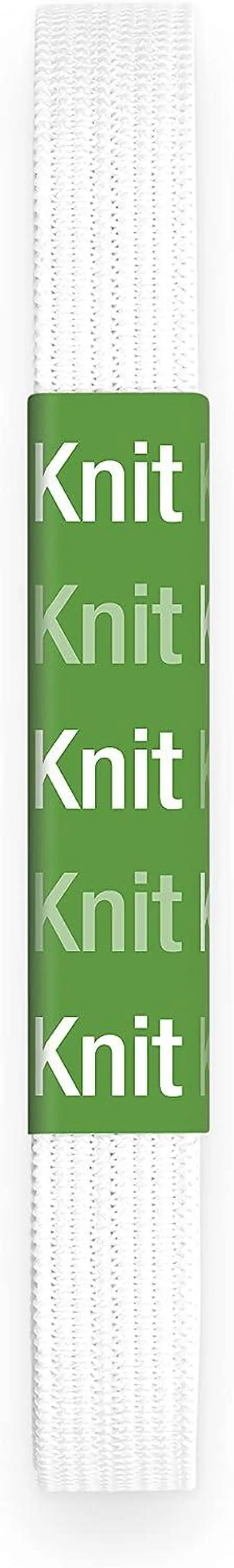 Alt view image 2 of 4 - Dritz 9315W Knit Elastic, White, 3/8-Inch by 2-Yard