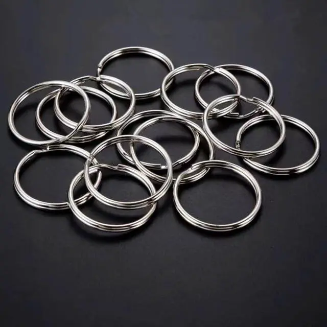 Alt view image 4 of 7 - 100PCS Key Rings Bulk, Split Key Rings, Keychain Rings and Crafts 1 inch (25mm)