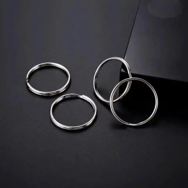 Alt view image 3 of 7 - 100PCS Key Rings Bulk, Split Key Rings, Keychain Rings and Crafts 1 inch (25mm)