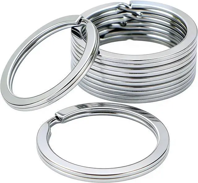 Main image of 20Pcs Heavy Duty Key Ring Key Rings Bulk Split Key Ring Key Rings