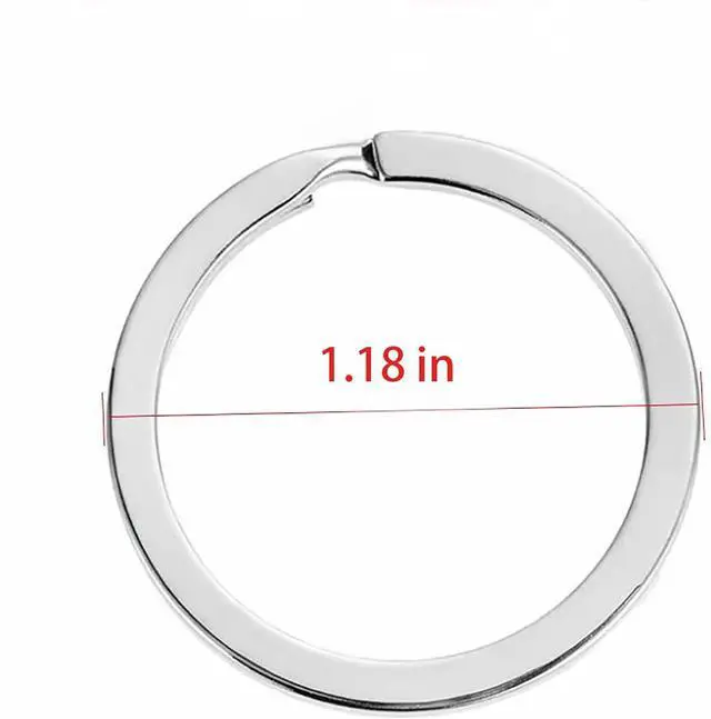 Alt view image 2 of 5 - 20Pcs Heavy Duty Key Ring Key Rings Bulk Split Key Ring Key Rings