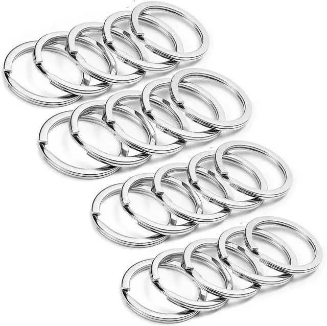 Alt view image 3 of 5 - 20Pcs Heavy Duty Key Ring Key Rings Bulk Split Key Ring Key Rings