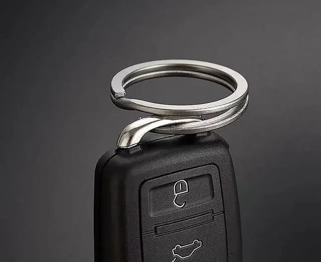 Alt view image 4 of 5 - 20Pcs Heavy Duty Key Ring Key Rings Bulk Split Key Ring Key Rings