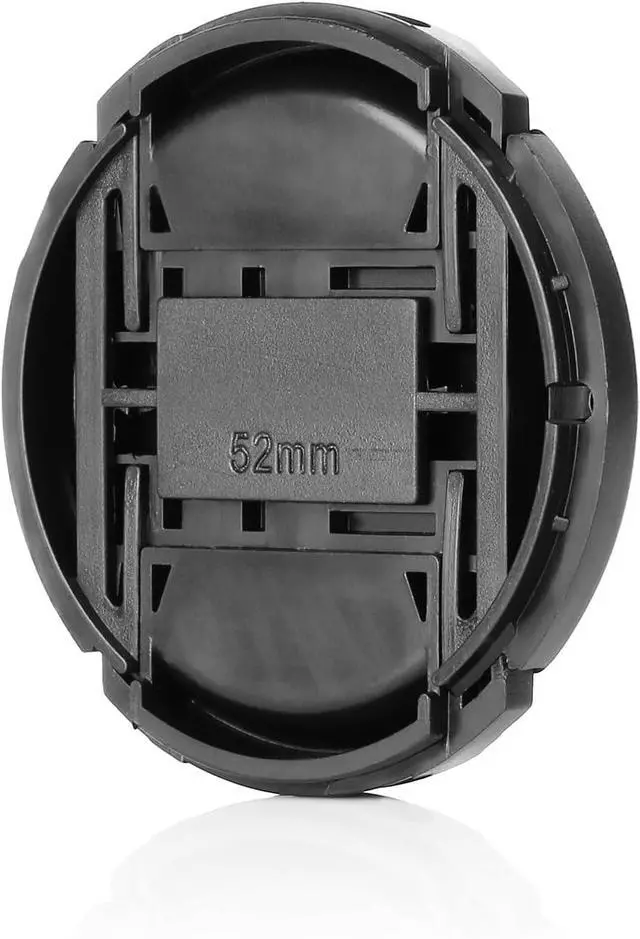 Alt view image 3 of 6 - Camera 52mm Lens Cap Center Pinch with Lens Cap Leash Hole Bundle Compatible with Nikon Sony Canon DSLR Cameras & Other DSLR Cameras UV Lens (52mm)- 4 Pack