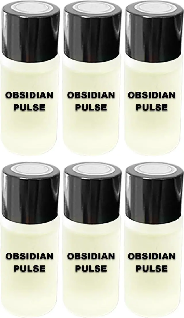 Main image of Car Air Freshener Refill Liquid Set of 6 x 10 ML - Smart Car Air Freshener Refill - Car Fragrance Refill - Car Diffuser Refill (Obsidian Pulse)