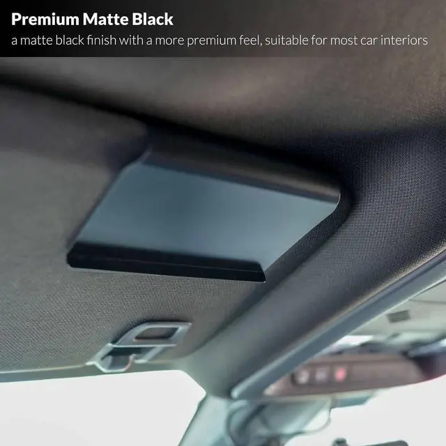 Alt view image 5 of 7 - 2PACK Visor Clips for Drift Car Air Freshener (Matte Black) | high-elasticity spring steel | harder electroplating, not spray painting | fit for most car air freshener blocks with magnets