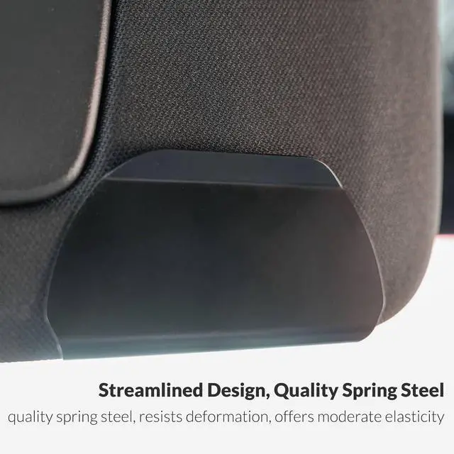 Alt view image 6 of 7 - 2PACK Visor Clips for Drift Car Air Freshener (Matte Black) | high-elasticity spring steel | harder electroplating, not spray painting | fit for most car air freshener blocks with magnets