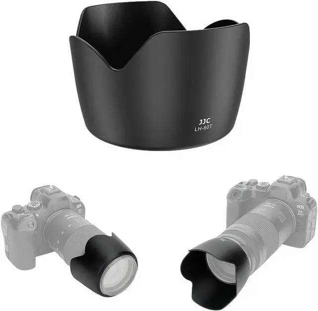 Main image of JJC ET-60 Lens Hood for Canon RF 75-300mm, EF 75-300mm & EF-S 55-250mm Lens | Replaces Canon ET-60 Hood, Tulip & Reversible Design, Compatible with 58mm Filter/Cap, Reduces Lens Flare, Durable ABS