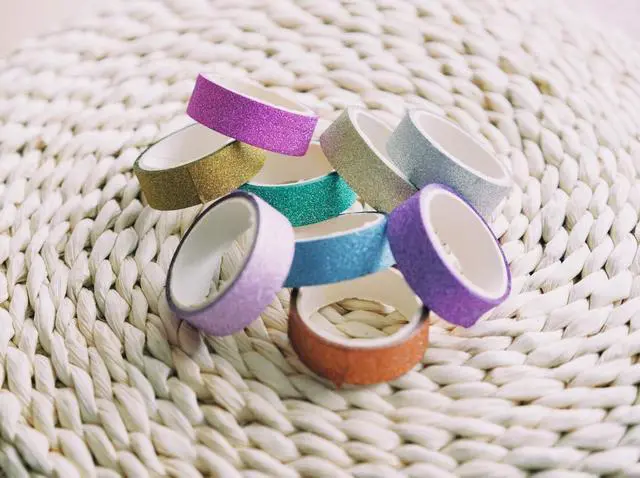 Alt view image 2 of 6 - Phantomon Washi Tape Craft Tape Set 30 Roll Wide Decorative Tape for Art, DIY Decor, Scrapbook, Glitter Washi Masking Tape