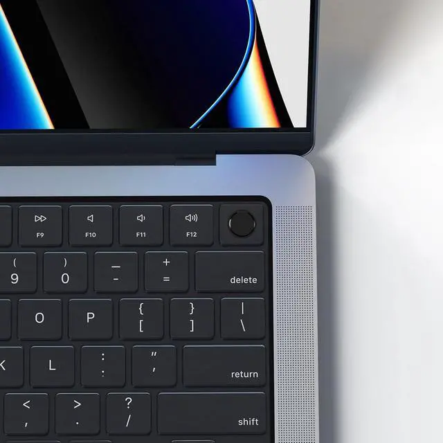 Alt view image 5 of 6 - Soonjet Ultra Thin Keyboard Cover for MacBook Pro 14 16 & MacBook Air 13 15 | Premium TPU Protector for MacBook Pro 14/16 M1-M5 Pro/Max and MacBook Air 13/15 M2-M5, Touch ID Cutout, US ANSI Layout