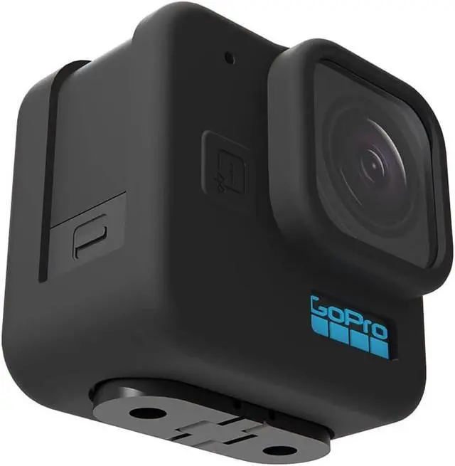 Alt view image 2 of 6 - Silicone Case for GoPro Hero 11 Black Mini Tempered Glass Lens Protector Protective Film Cover for GoPro11 Mini Accessories (Black Case)