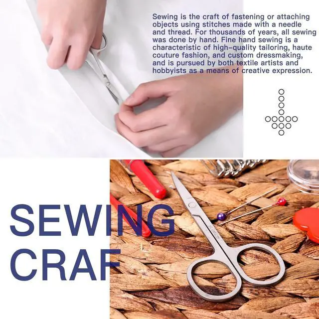 Alt view image 4 of 6 - JUNING Sewing Kit with Case Portable Sewing Supplies for Mom Grandma Women Men Teen Girls Boys Home Traveler, Adults, Beginner, Emergency, Contains Thread, Scissors, Needles,Measuring Tape and More