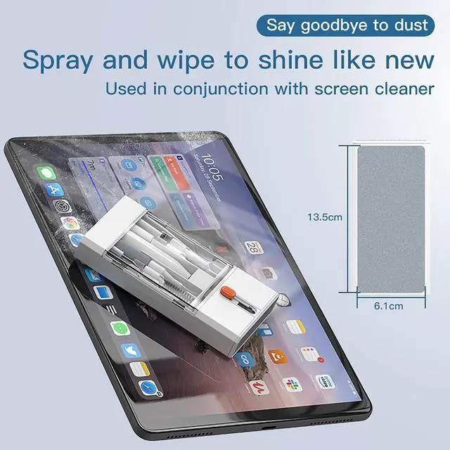 Alt view image 5 of 7 - 22 in 1 Precision Cleaning Kit Professional Electronic Cleaning kit Cleaning Tools for Phone, airPods Headset, Keyboards, Cameras, Laptop & More