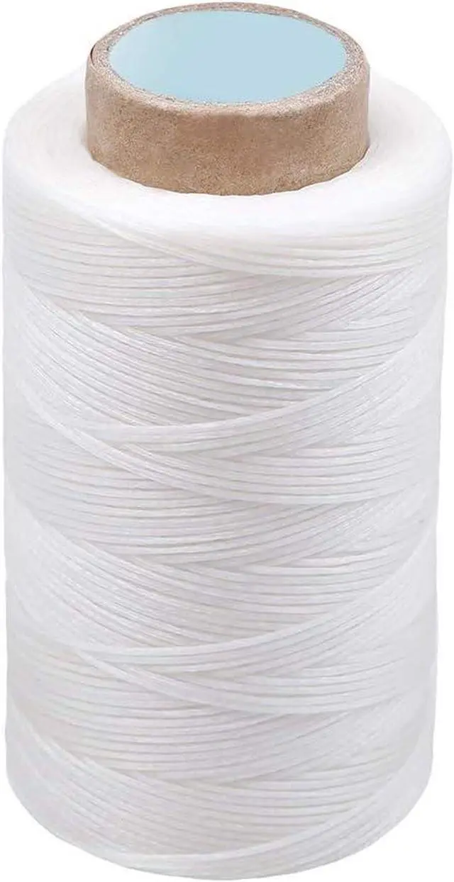 Main image of 284Yards Leather Sewing Thread Waxed, Waxed Polyester Cord, Wax String | Waxed Thread for Bookbinding, Upholstery Thread Heavy Duty, Wax String for Leather Craft DIY/Bookbinding/Shoe Repairing