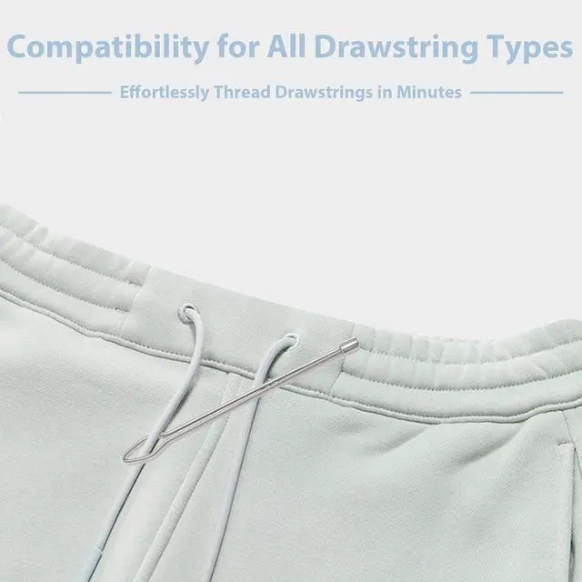 Alt view image 4 of 6 - 4 Pcs Bodkin Sewing Tool Rope Threader Clip Draw String Threader Tool Ezy-Pull Drawstring Tweezers Cording Elastic DIY Puller Easy Quick Insert for Sweatpants Hoodies Swim Trunks Sweatpant Pants