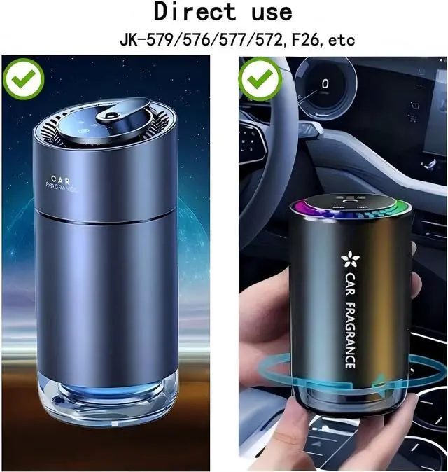 Alt view image 4 of 6 - Car Air Freshener,Smart Car Air Freshener Perfume Refill,1.69 fl oz / 50 ml, lasts 2-6 months, Hotel-style fragrance (Cologne)