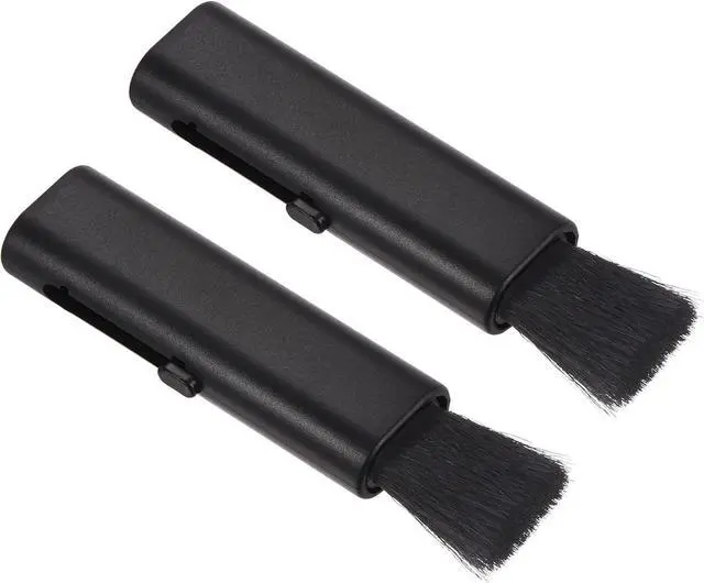 Main image of PATIKIL Keyboard Cleaning Brush, 2 Pack Mini Telescopic Type Window Groove Cleaning Brush, for Laptop Computer Keyboard Window Black
