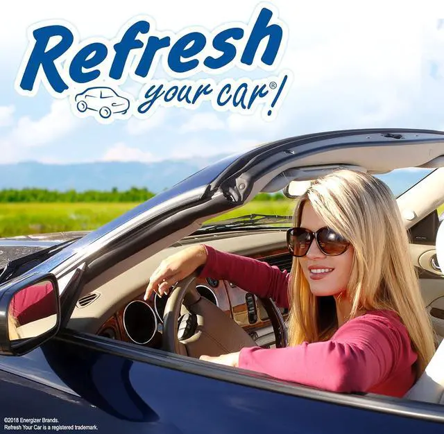 Alt view image 5 of 5 - Refresh Your Car Car Air Freshener, Odor Eliminator, Set of 4 Auto Dual Scent Vent Sticks, New Car and Cool Breeze Scent, Refresh Your Car
