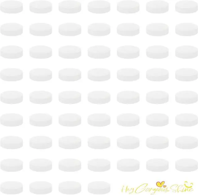 Main image of 60PCS Car Air Freshener Refill Felt Pads,Custom Unscented Replacement Pads | 17mm White Universal Essential Oil Perfumes Refill Tablets for Car Air Freshener Vent Clips Car Diffusers