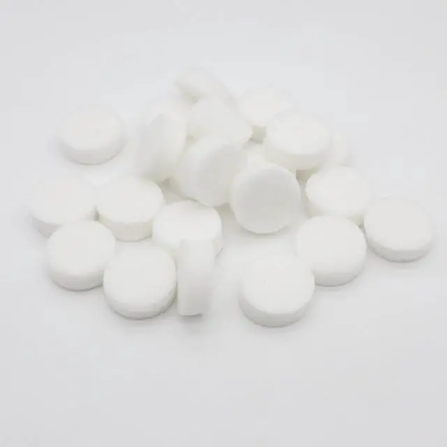 Alt view image 5 of 6 - 60PCS Car Air Freshener Refill Felt Pads,Custom Unscented Replacement Pads | 17mm White Universal Essential Oil Perfumes Refill Tablets for Car Air Freshener Vent Clips Car Diffusers