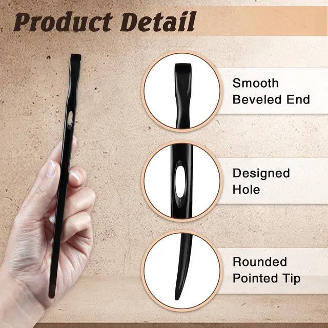 Alt view image 2 of 7 - Savina Handmade Horn Sewing Tool - that Purple Thang Style Drawstring&Elastic Threader, Multifunctional Fabric Guide Tool for Quilting Craft Projects