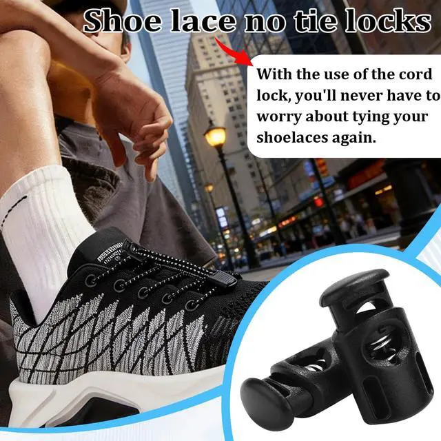 Alt view image 4 of 7 - 10pcs Paracord Cord Locks for Drawstring, Plastic Cord Lock Toggle for Drawstrings Spring Stopper Clasp Elastic Shoe Lace Tie Locks Sweatpants Hoodie String Ends Bungee Gloves String Clips Replacement