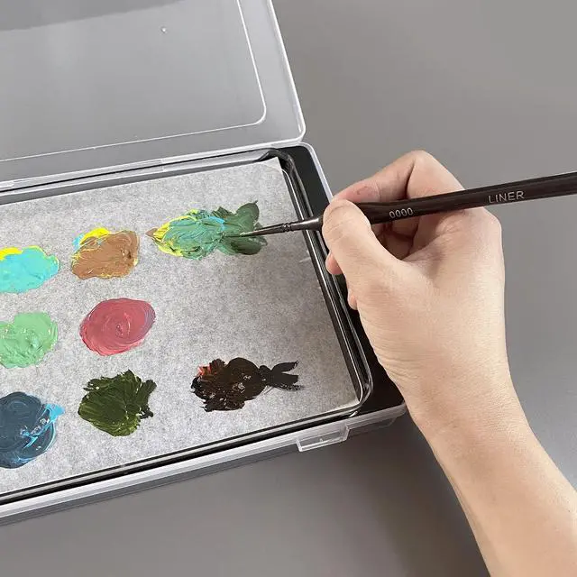Alt view image 4 of 4 - Accessories for Wet Palette, 2 sponges and 100 Specially Made Palette Paper | Durable, with enough replacement hydro paper