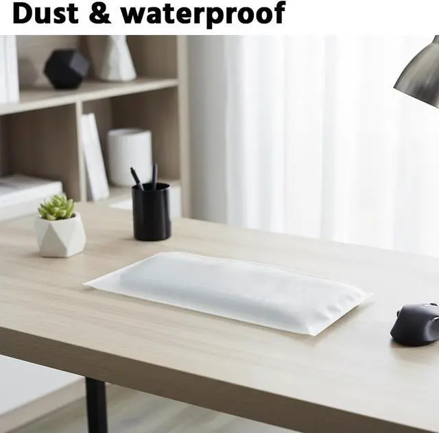 Alt view image 3 of 7 - Keyboard Dust Cover, Universal PC Computer Desktop Keyboard Skin Protector Cover by SZBRO (20W x2H x9D)