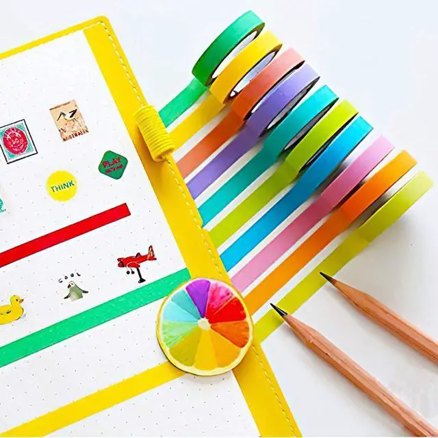 Alt view image 4 of 7 - Ieebee AOAPMN 40 Rolls Washi Tape Set, Decorative Masking DIY Tapes for Children and Gifts Warpping (Mix)