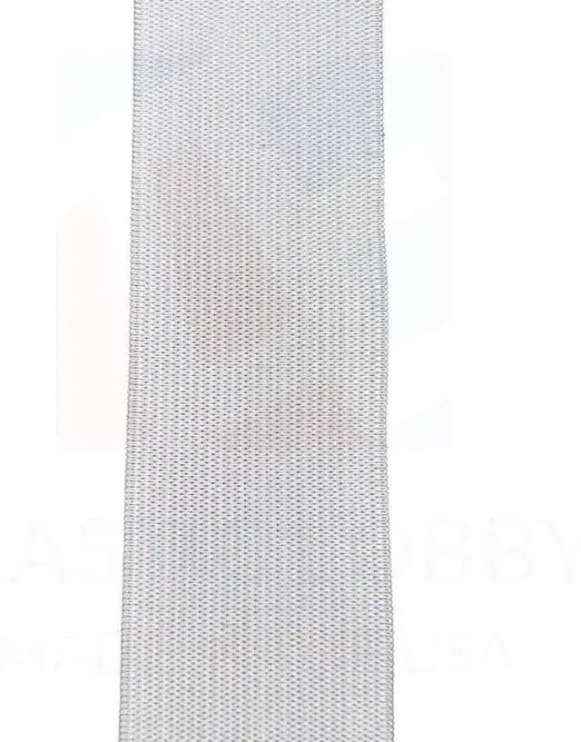 Alt view image 2 of 3 - 1.75" (44mm) White Knitted Elastic - US Made 5 Yards